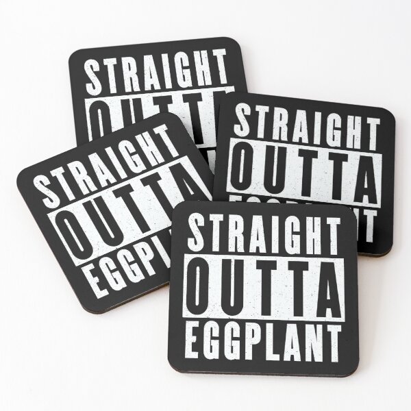 Item preview, Straight Outta Eggplant Funny designed and sold by peachlovey.