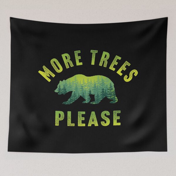 Item preview, More Trees Please Essential Bear designed and sold by blackdogshop.