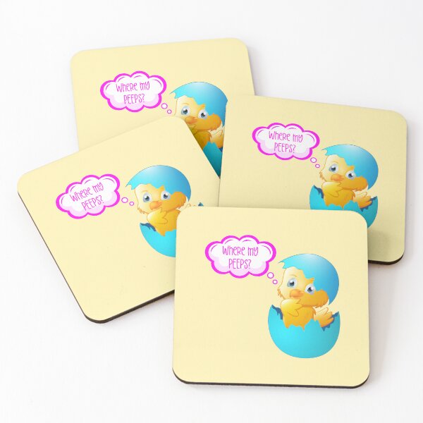 Item preview, Where My Peeps? (on Yellow) designed and sold by PawsitiveMum.