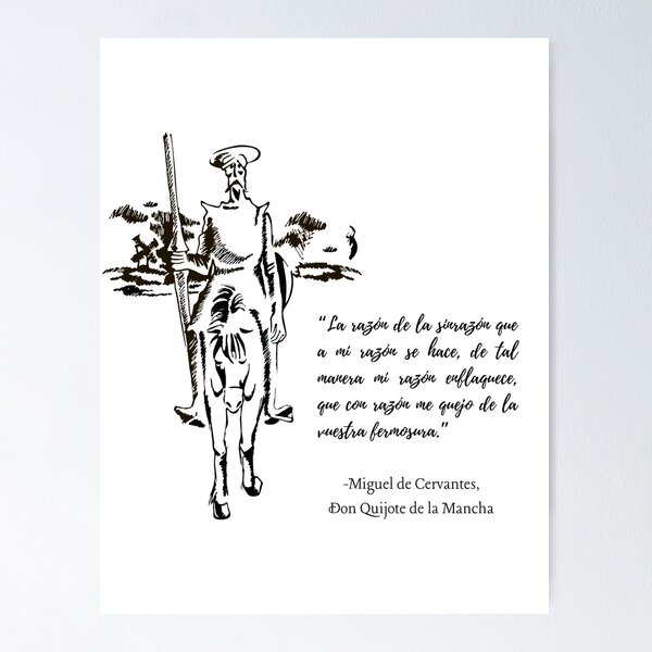 by Quijote CrystalSky Poster la Designs De | Mancha\
