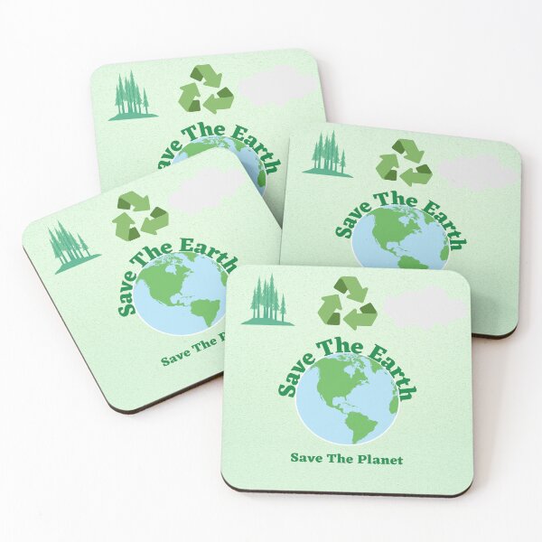 Item preview, Save The Earth Save The Planet Light Green Design  designed and sold by debmund.