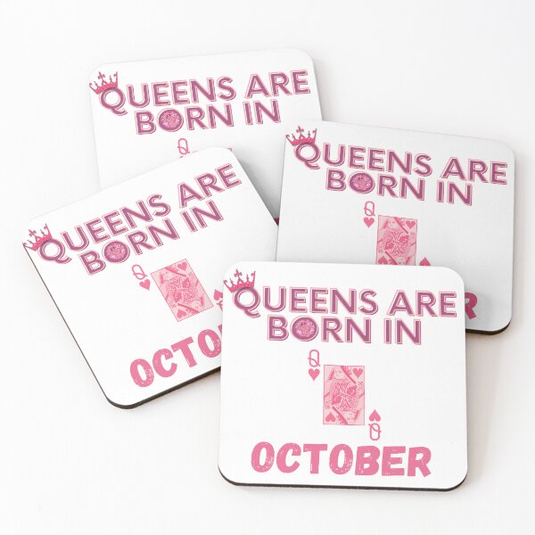 Item preview, Queens are born in October designed and sold by AvailableVA.