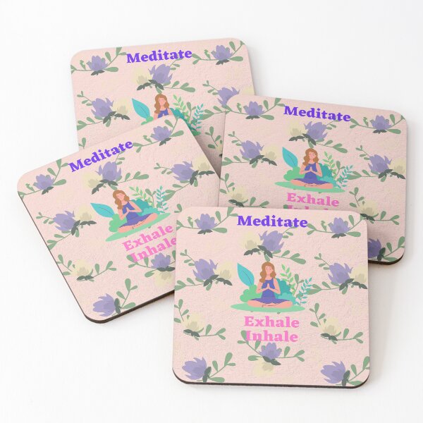 Item preview, Meditate Exhale Inhale Mindfulness Meditation designed and sold by debmund.