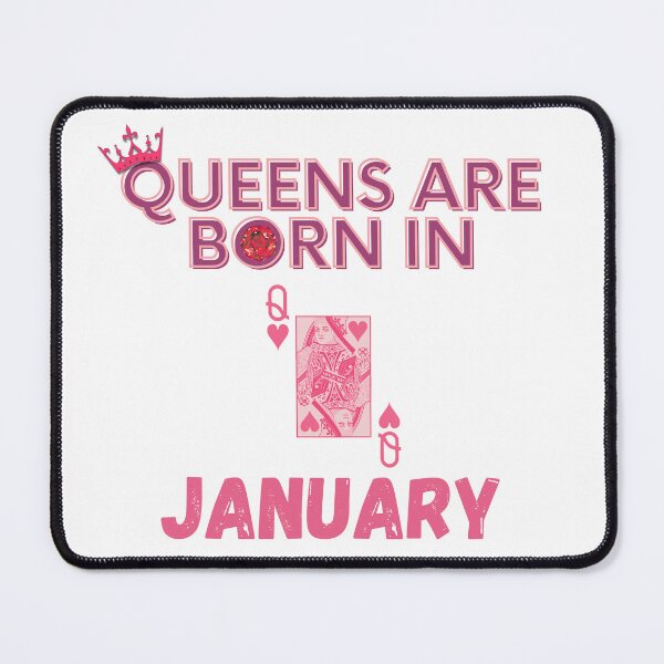 Item preview, Queens are born in January designed and sold by AvailableVA.