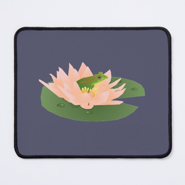 Item preview, Water Lily Frog -U- graphic piece designed and sold by B00RISH.