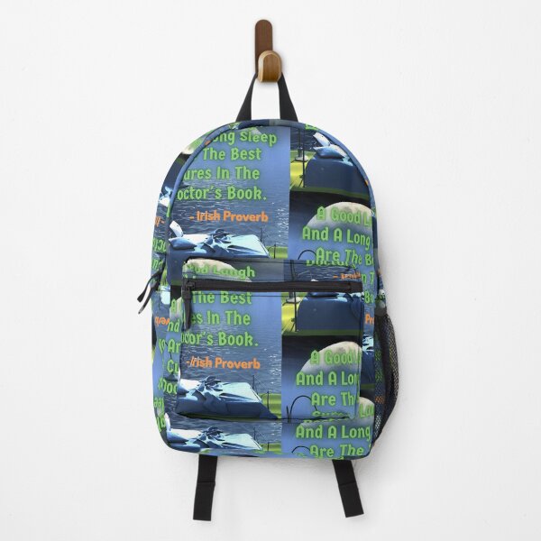 Item preview, Irish Proverb - A Good Laugh And A Long Sleep Are The Best Cures In The Doctor's Book. designed and sold by IrishProverbs.