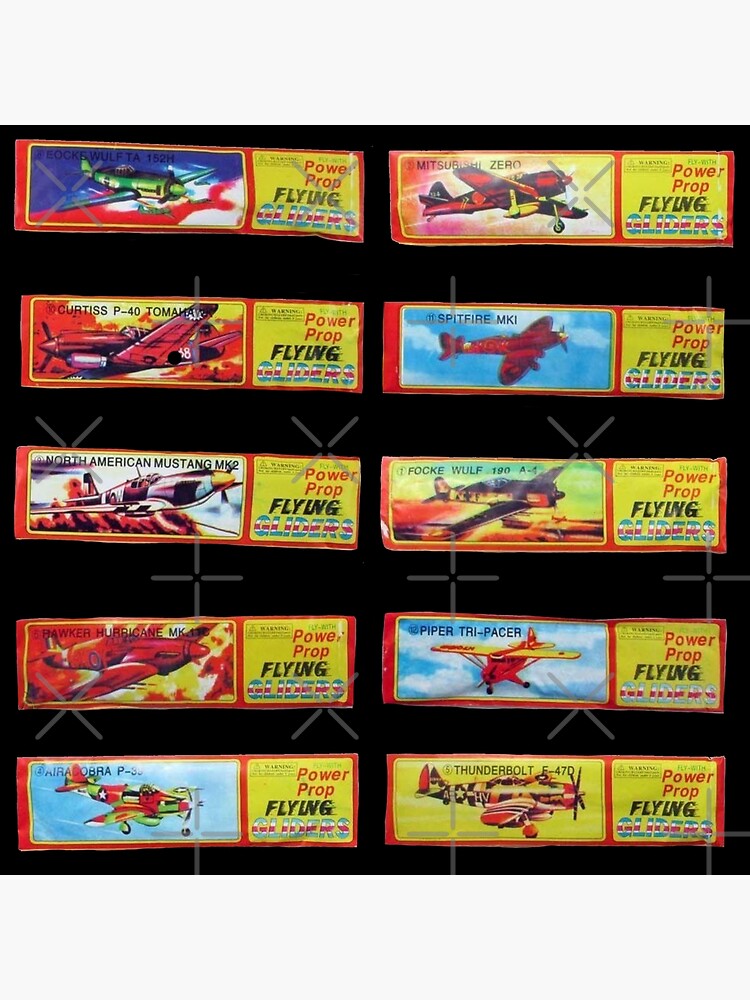 "Vintage Power Prop Model Airplane Pack" Poster by EtherealEnigma