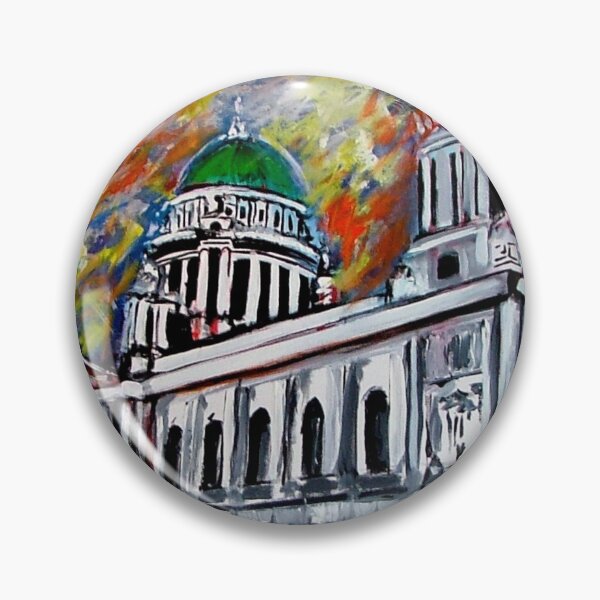Item preview, Belfast City Hall Painting Art designed and sold by BuyIrishArt.
