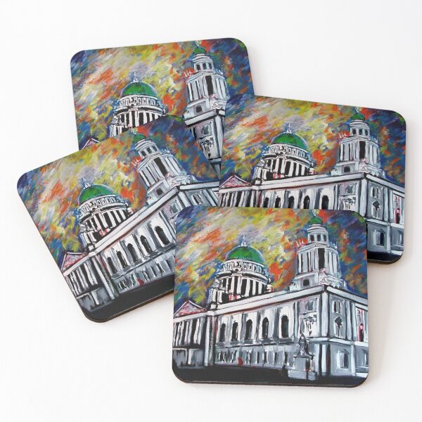 Item preview, Belfast City Hall Painting Art designed and sold by BuyIrishArt.