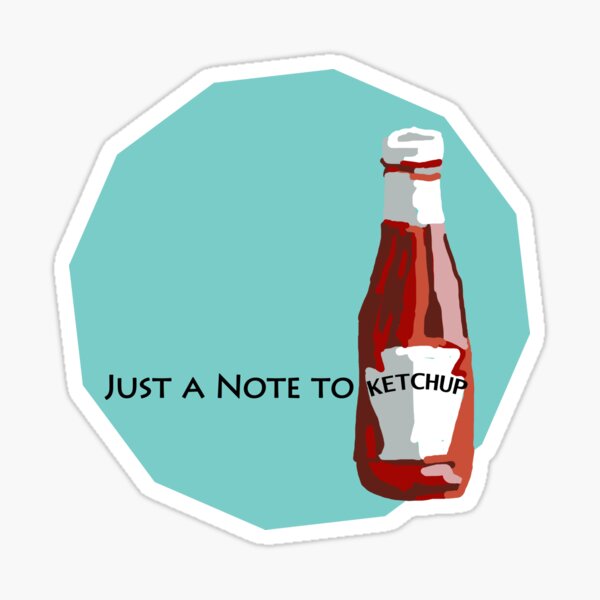 Artikel-Vorschau von Nur eine Anmerkung zu Ketchup - Catchup Punny Stationary, designt und verkauft von maryhop.