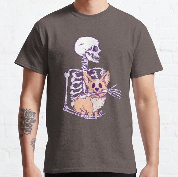 skeleton dog shirt