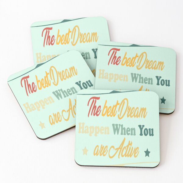 Item preview, The Best Dream Happen When You are Active Cool  designed and sold by blackcowgirls.