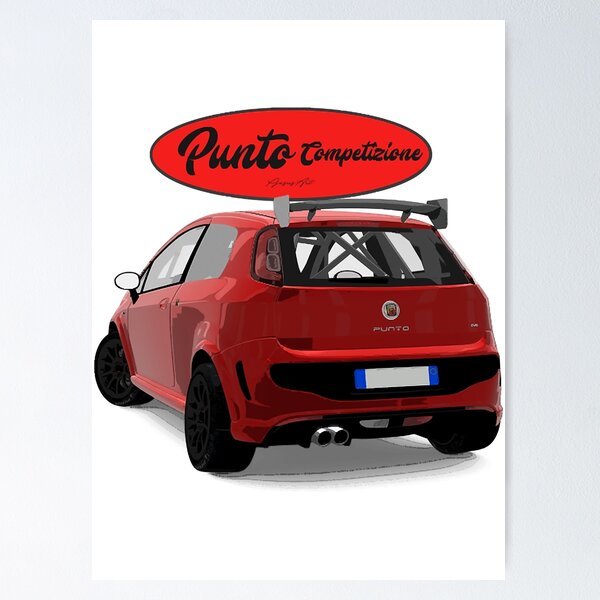 Punto Competizione Rosso Back  Poster for Sale by mkien4204