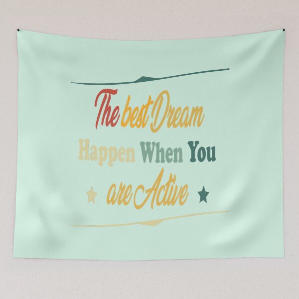 Item preview, The Best Dream Happen When You are Active Cool  designed and sold by blackcowgirls.