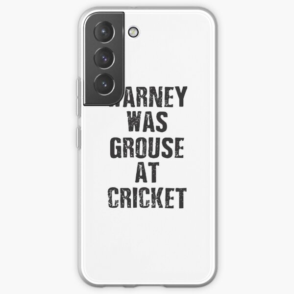 Shane Warne Quotes Font Black Samsung Galaxy Soft Case