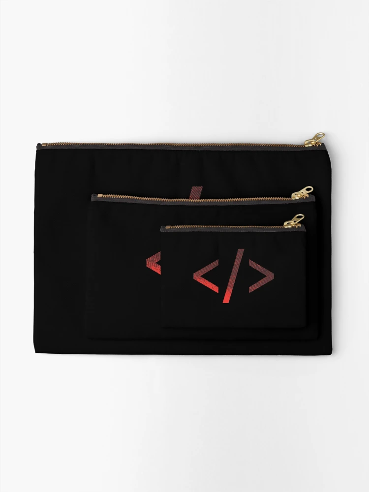 Thumbnail 2 of 4, Zipper Pouch, HTML coding tags designed and sold by MattForbesDev.