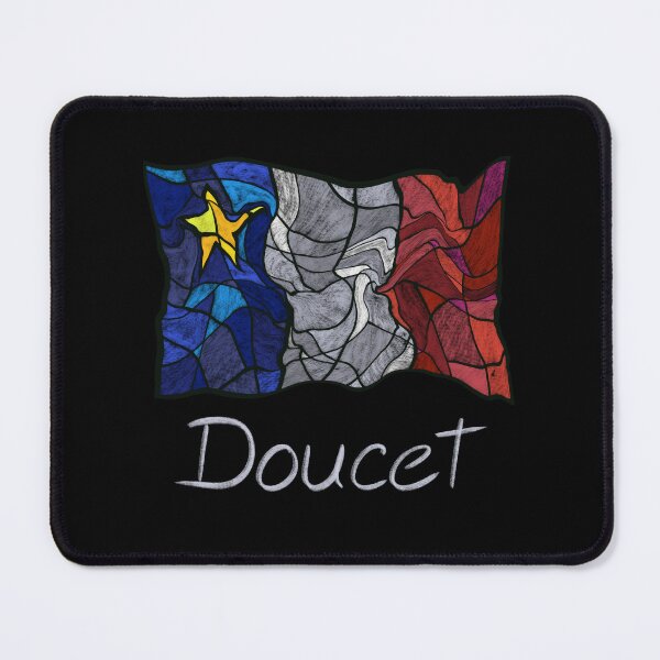 Item preview, Acadian Flag pastel liquid mosaic Doucet  - Drapeau acadien mosaïque liquide pastel vitrail Doucet designed and sold by ColoursOfFrance.
