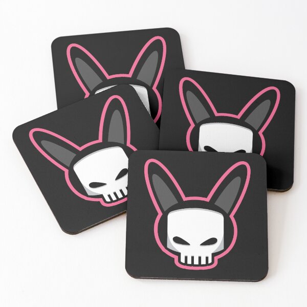 Item preview, Copy of Rabbit Bunny Skull Pink designed and sold by blackdogshop.