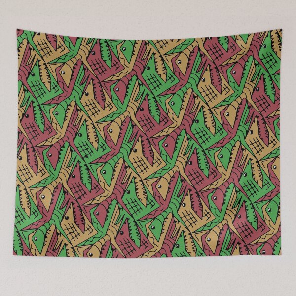 Item preview, Hungry Dinos Camo designed and sold by SusanEileenEvans.