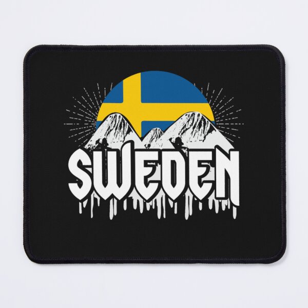 Item preview, Sweden North Country Flag mountains designed and sold by ClamenTaon.