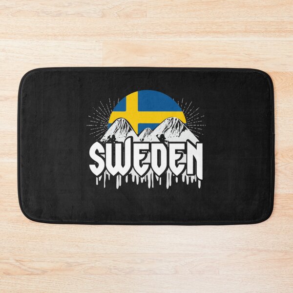 Item preview, Sweden North Country Flag mountains designed and sold by ClamenTaon.