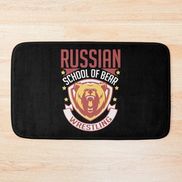 Item preview, Russian Bear Wrestling Retro Wrestler Mixed Martial Arts Mma Classic T-Shirt designed and sold by batesyadi3.