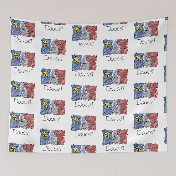 Item preview, Acadian Flag pastel liquid mosaic Doucet - Drapeau acadien mosaïque liquide pastel vitrail Doucet designed and sold by ColoursOfFrance.