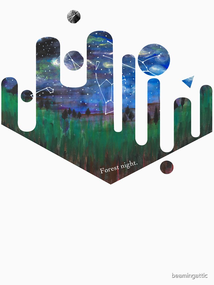 Forest night by beamingattic