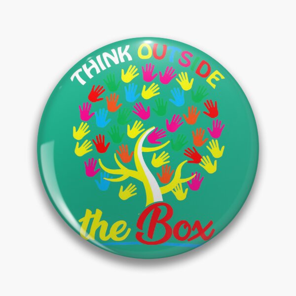 Item preview, Think Outside The Box Tree Hand Puzzle Autism Awareness Day  designed and sold by blackcowgirls.