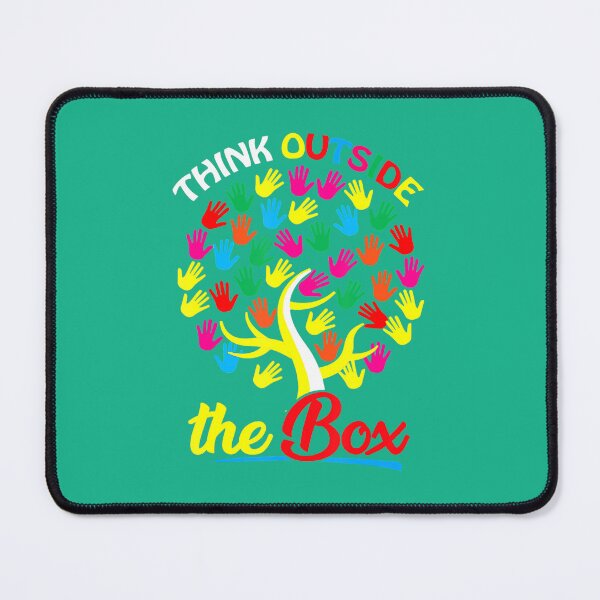 Item preview, Think Outside The Box Tree Hand Puzzle Autism Awareness Day  designed and sold by blackcowgirls.