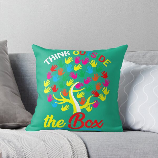 Item preview, Think Outside The Box Tree Hand Puzzle Autism Awareness Day  designed and sold by blackcowgirls.