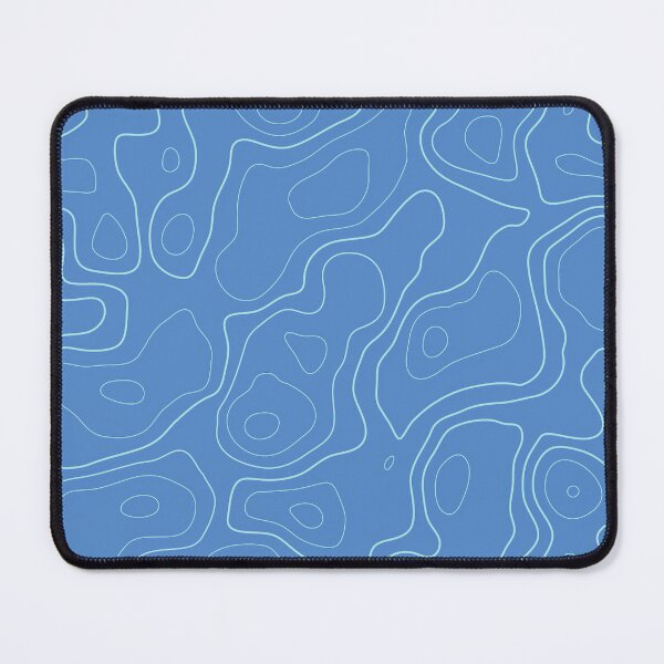 Item preview, Faded Denim Topographic Map Pattern designed and sold by SusanEileenEvans.