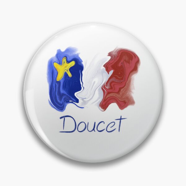 Item preview, Acadian Flag pastel liquid Doucet  - Drapeau acadien liquide pastel Doucet designed and sold by ColoursOfFrance.