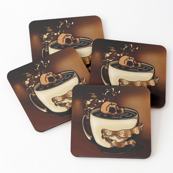 Item preview, Caffeination or Procrastination  designed and sold by TinyBart.