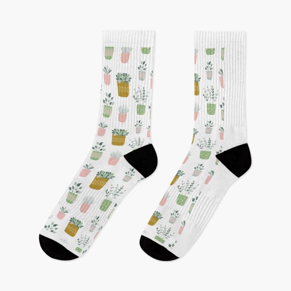 Item preview, Potted plants floral pattern designed and sold by eireaine.