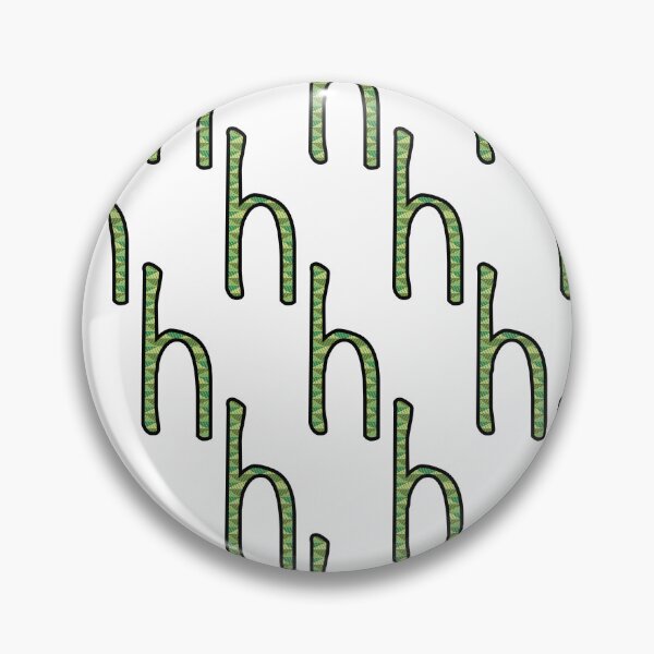 Item preview, Green leaves lowercase letter h designed and sold by UrsulaFashion.