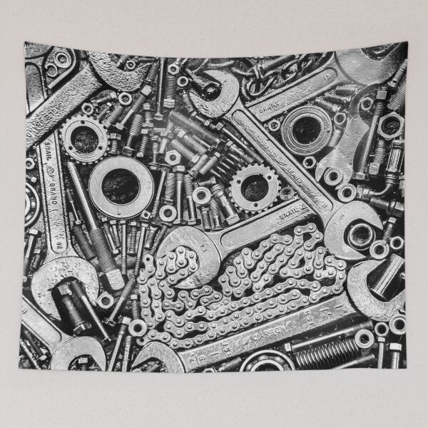 Item preview, Clank - Gray Grungy Assortment of Tools designed and sold by SusanEileenEvans.