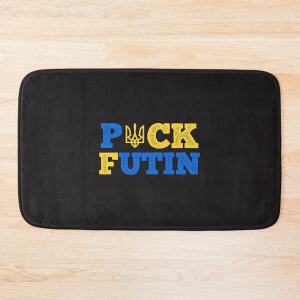 Item preview, Puck Futin - I Stand With Ukraine Puck Futin- I Stand With Ukraine -Blue And Yellow Puck Futin Class Essential T-Shirt designed and sold by BlancaDelao.