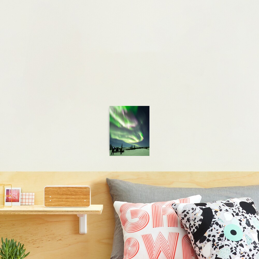 Aurora Explosion in the Yukon-Tanana Uplands Photographic Print