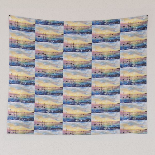 Item preview, Yachts in the Bay designed and sold by CazzaArtDesigns.