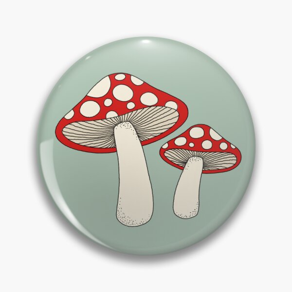 Item preview, Spotted Red Mushrooms designed and sold by ensdraws.