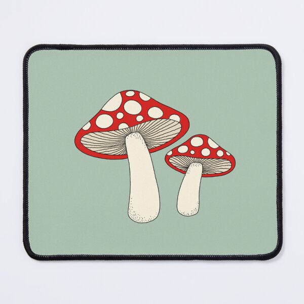 Item preview, Spotted Red Mushrooms designed and sold by ensdraws.