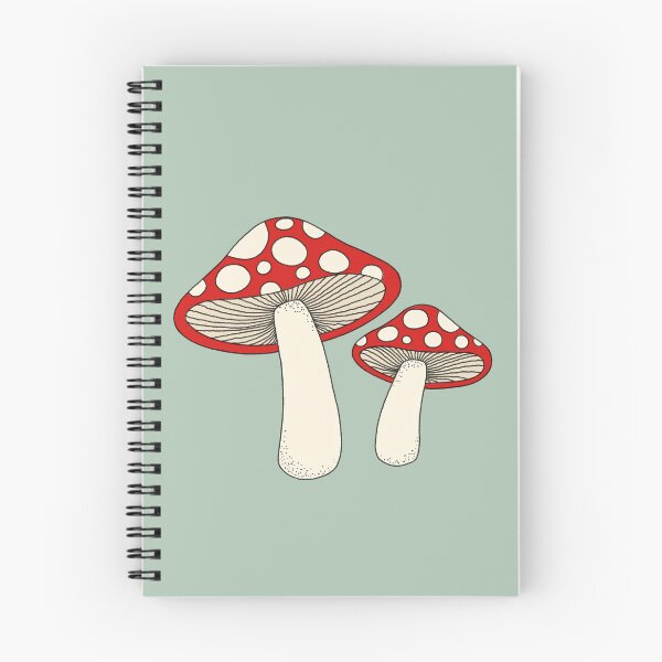 Item preview, Spotted Red Mushrooms designed and sold by ensdraws.