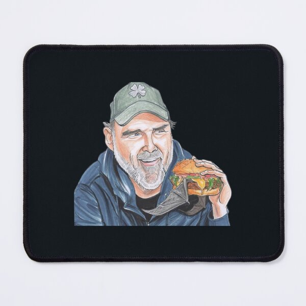 Item preview, Norm Macdonald Holding Bat Burger Pintura a mano designed and sold by OrozcoBeatrice.