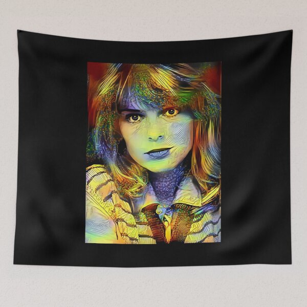 Item preview, Graphic face woman singer pop music designed and sold by CarissaSamuel6.