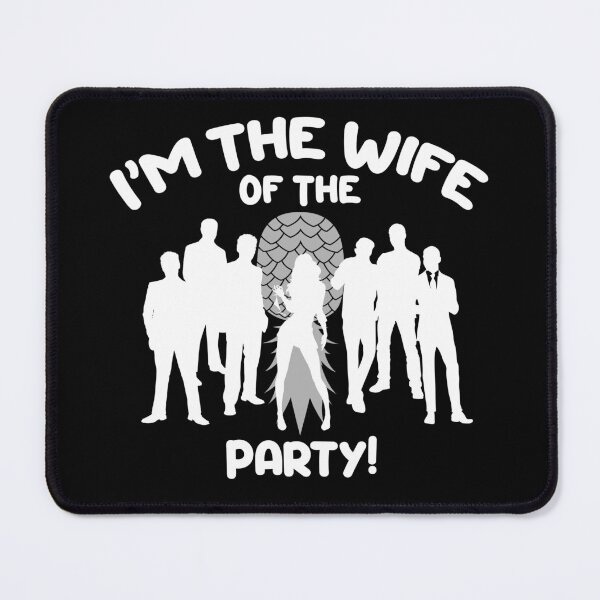 Item preview, Swinger Lifestyle Hotwife Design - I'm The Wife of the Party! For dark colors. designed and sold by swingersshop.