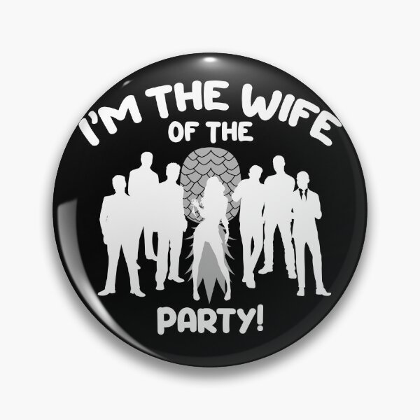 Item preview, Swinger Lifestyle Hotwife Design - I'm The Wife of the Party! For dark colors. designed and sold by swingersshop.