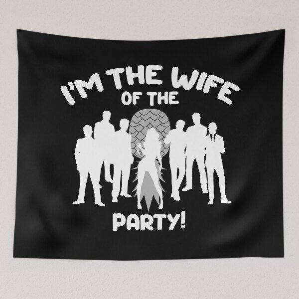 Item preview, Swinger Lifestyle Hotwife Design - I'm The Wife of the Party! For dark colors. designed and sold by swingersshop.