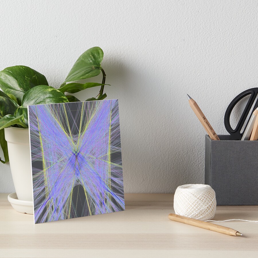 Violet Butterfly Art Board Print