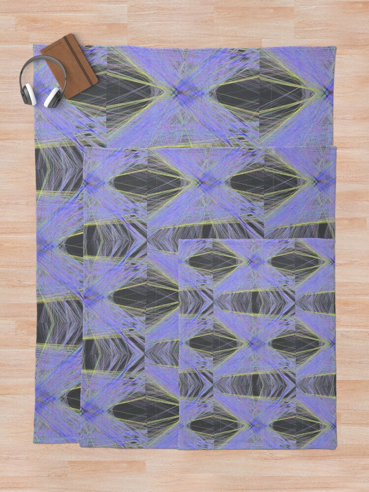 Alternate view of Violet Butterfly Throw Blanket